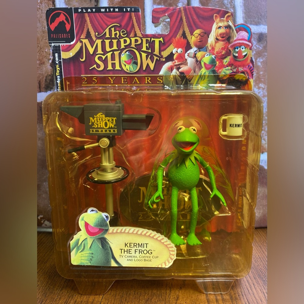 Jim Henson's The Muppets 25 Years Kermit the Frog Figure 2002 NRFP